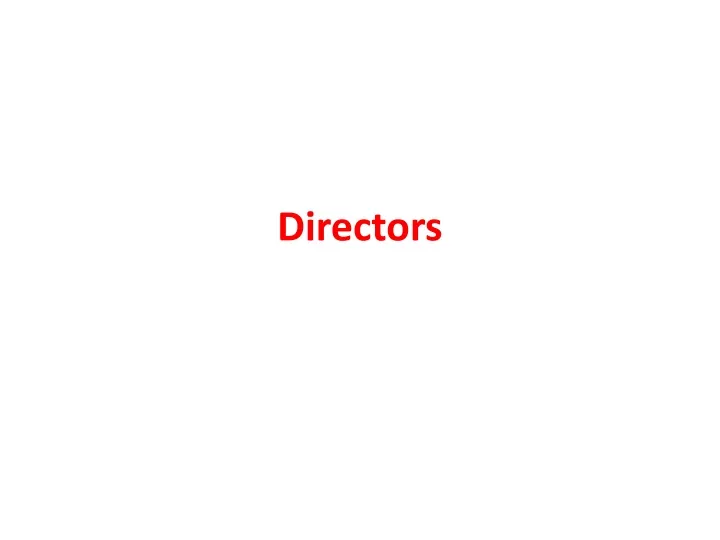 directors