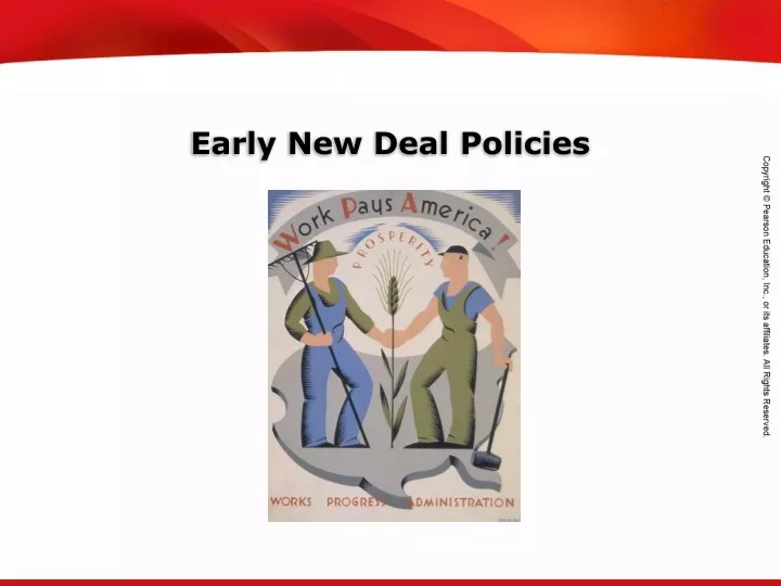 early new deal policies