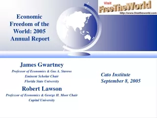 Economic Freedom of the World: 2005  Annual Report