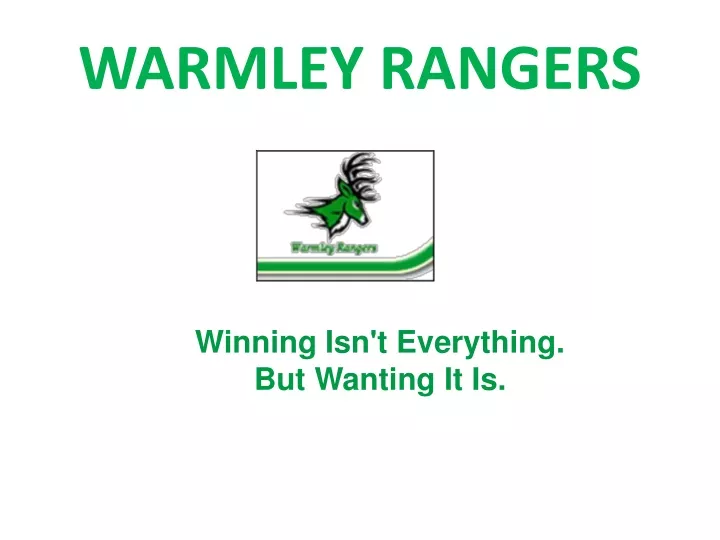 warmley rangers