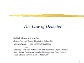 The Law of Demeter