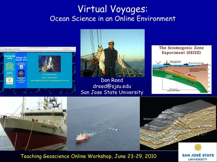 virtual voyages ocean science in an online