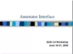 Annotator Interface - slide 1