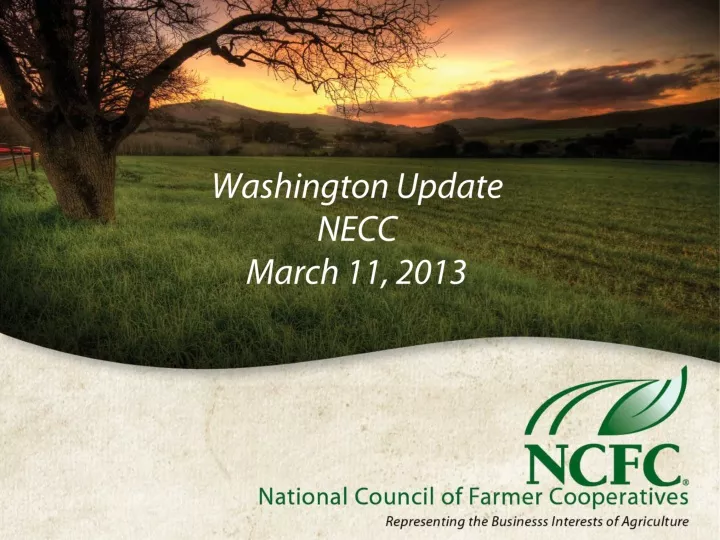 washington update necc march 11 2013