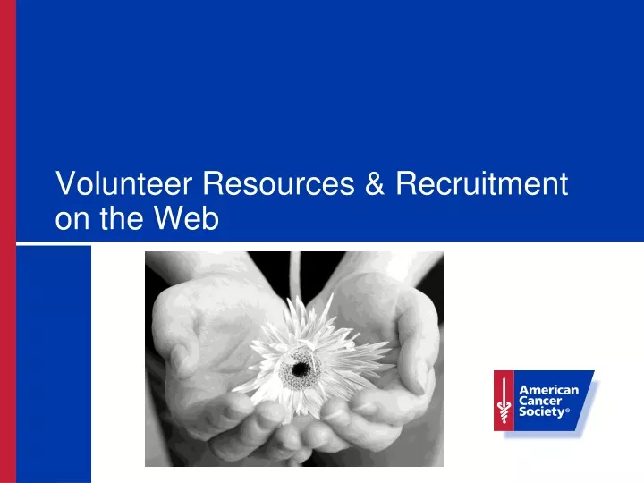 volunteer resources recruitment on the web