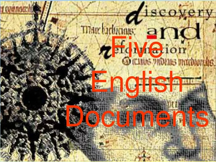 five english documents