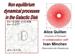Alice Quillen University of Rochester in collaboration with  Ivan Minchev