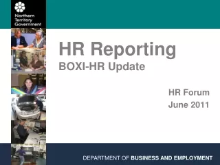 HR Reporting BOXI-HR Update