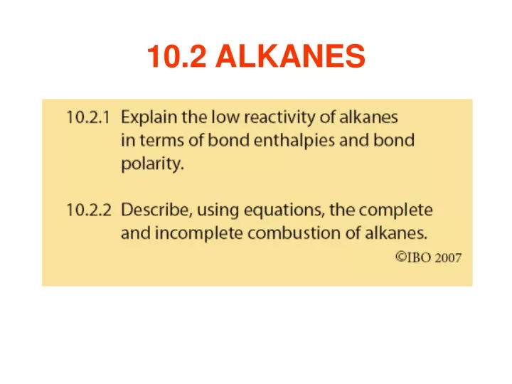 10 2 alkanes