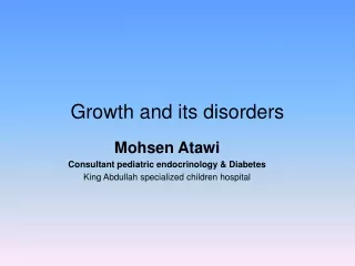 Growth and its disorders