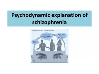 Psychodynamic explanation of schizophrenia