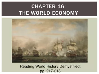Chapter 16:  The World Economy