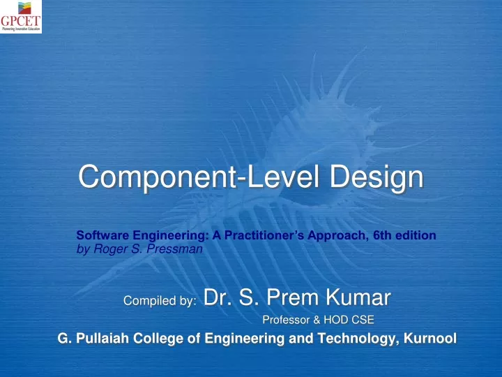 component level design