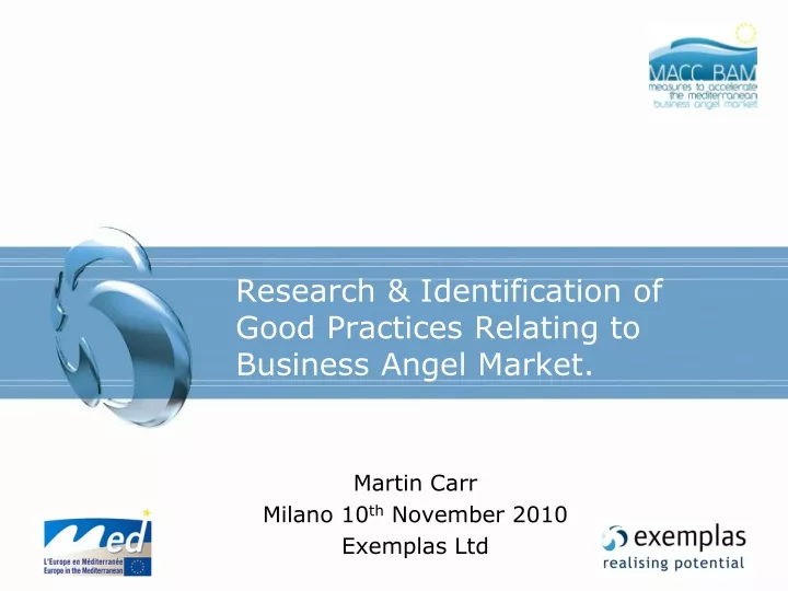 research identification of good practices relating to business angel market