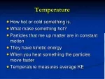 Temperature - slide 1