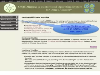 Go to  osddlinux.osdd/  &amp; click on Install/Download Menu option