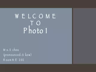 WELCOME TO  Photo 1
