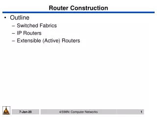 Router Construction