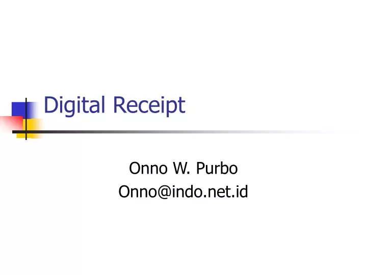 digital receipt