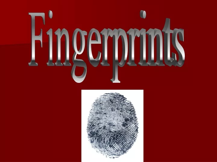 fingerprints