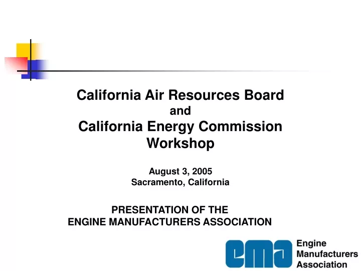 california air resources board and california