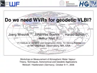 Do we need WVRs for geodetic VLBI?