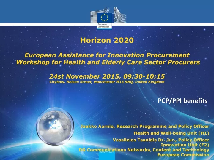 horizon 2020 european assistance for innovation
