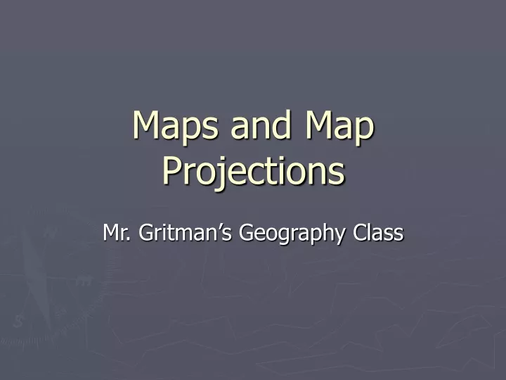 maps and map projections