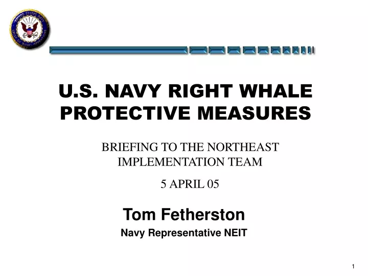 u s navy right whale protective measures