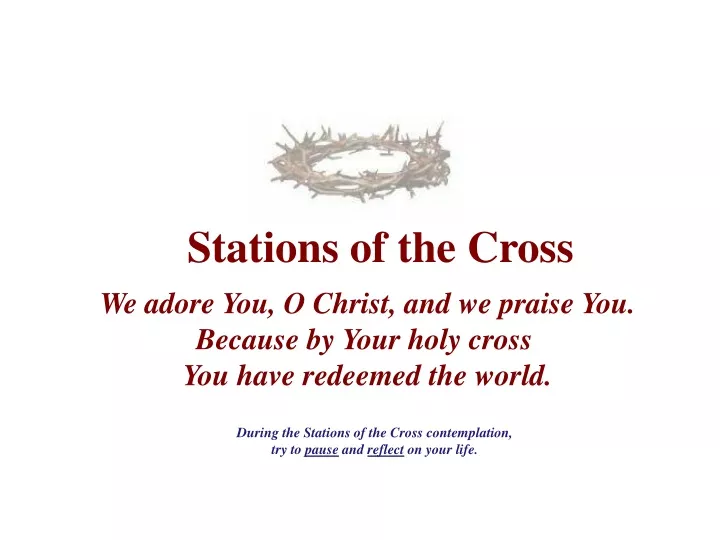 stations of the cross