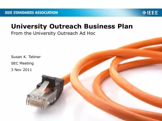 University Outreach Business Plan