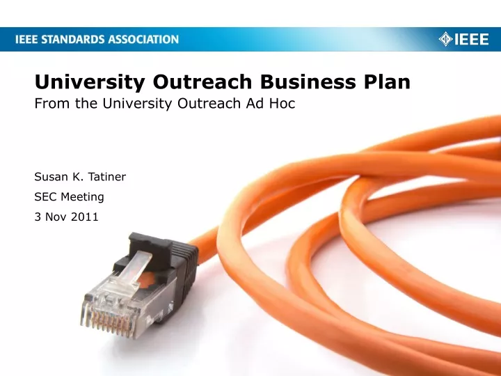 university outreach business plan