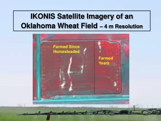IKONIS Satellite Imagery of an Oklahoma Wheat Field – 4 m Resolution