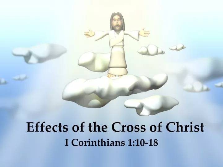 effects of the cross of christ