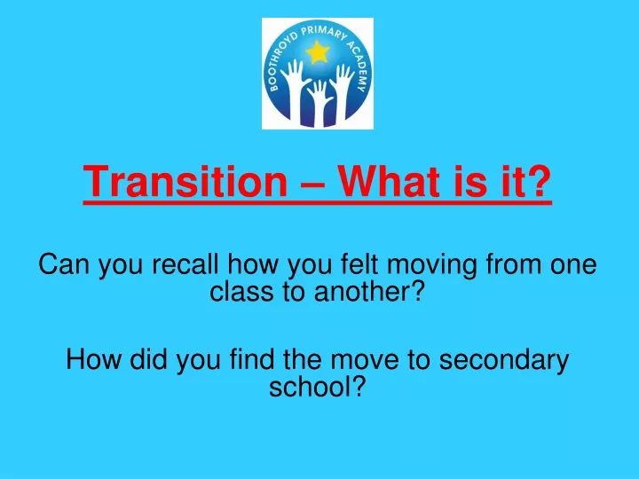 transition what is it