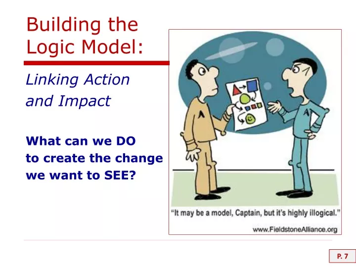 building the logic model