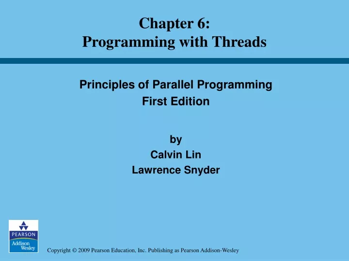 chapter 6 programming with threads