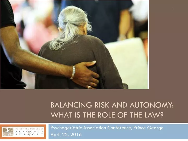 balancing risk and autonomy what is the role of the law
