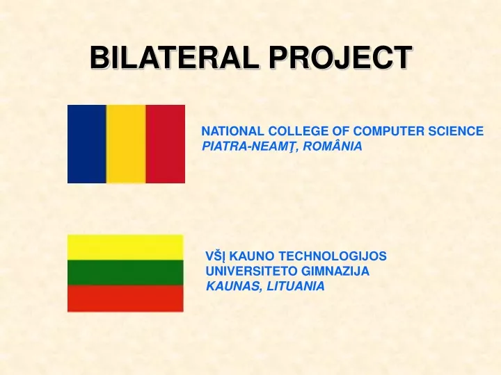bilateral project