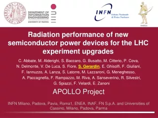 Radiation performance of new semiconductor power devices for the LHC experiment upgrades