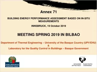 Department of Thermal Engineering – University of the Basque Country (UPV/EHU) &amp;