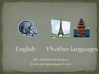 English       VS other languages