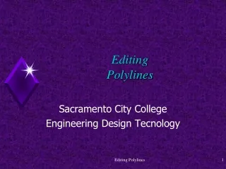 Editing  Polylines