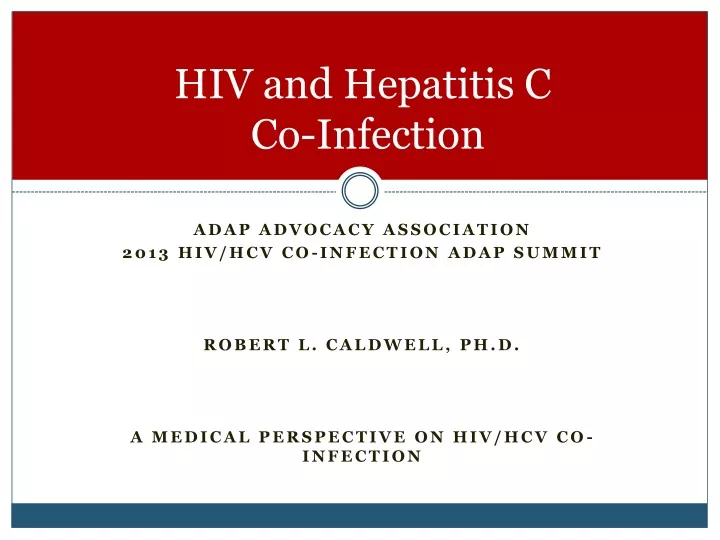 hiv and hepatitis c co infection