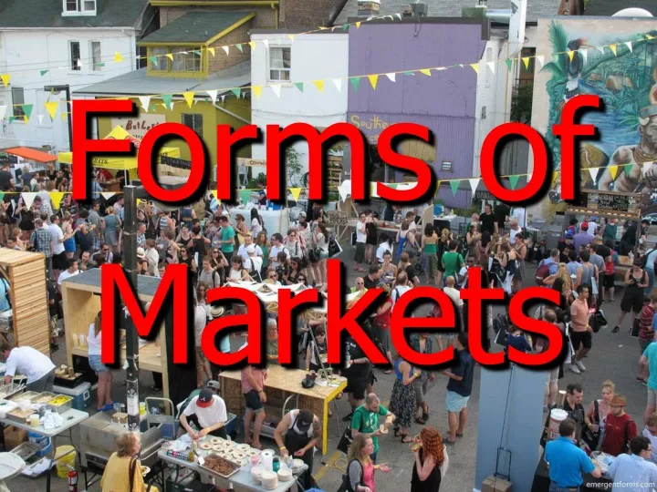 forms of markets
