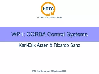 WP1: CORBA Control Systems