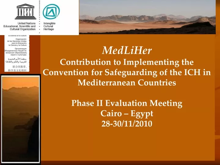 medliher contribution to implementing