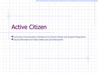 Active Citizen