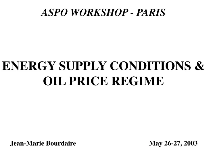 aspo workshop paris