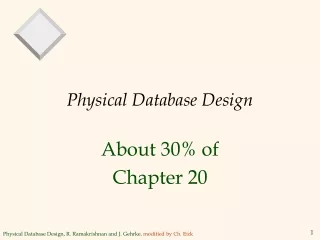 physical database design